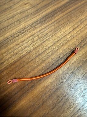Orange Cord “Thingy” Bracelet with Minimal Hardware Marla Aarons